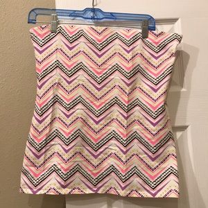 No boundaries size junior XL (15/17) strapless blouse